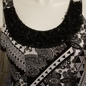 Muticolor dress/comfortable wear in 14-16 size.